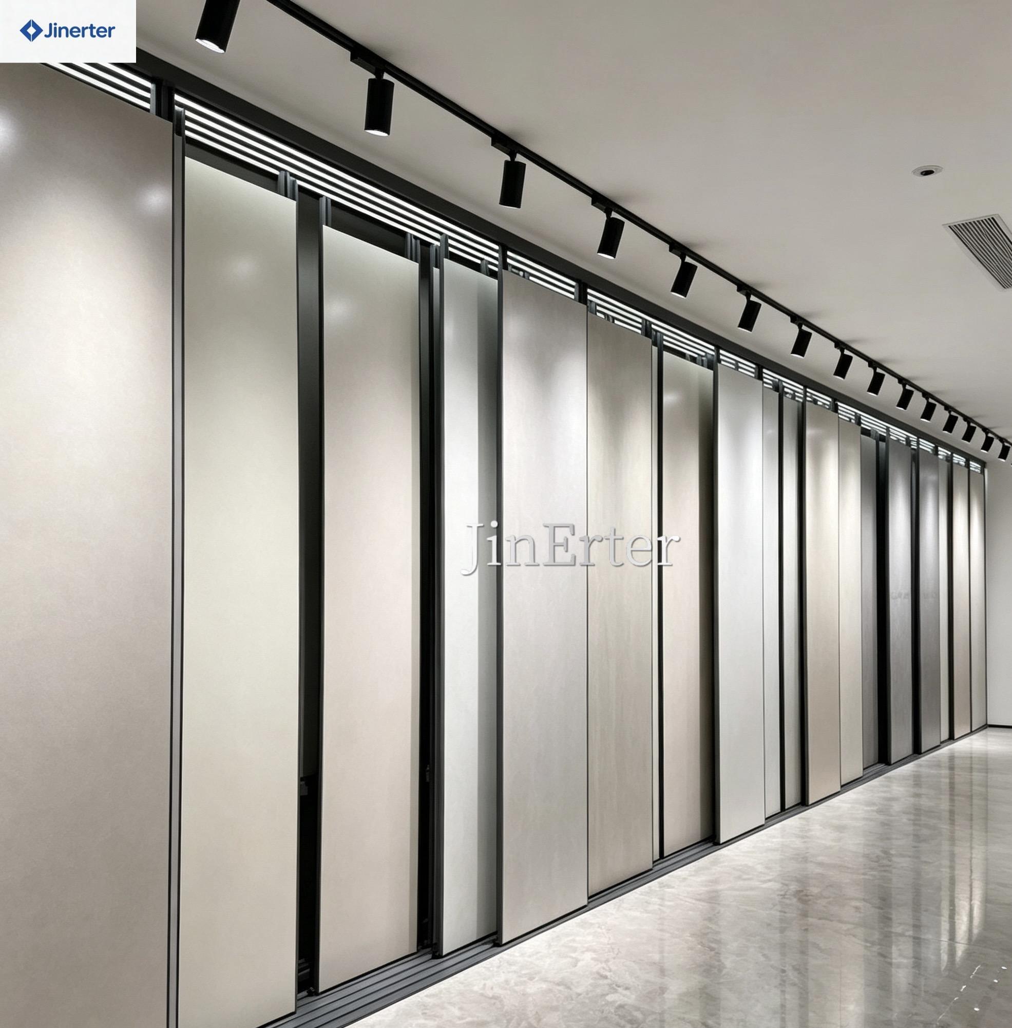 Heavy-duty Metal Tile Display Rack Multi-tier Sliding Shelves Simple Contemporary Design Suitable for Showrooms Displaying