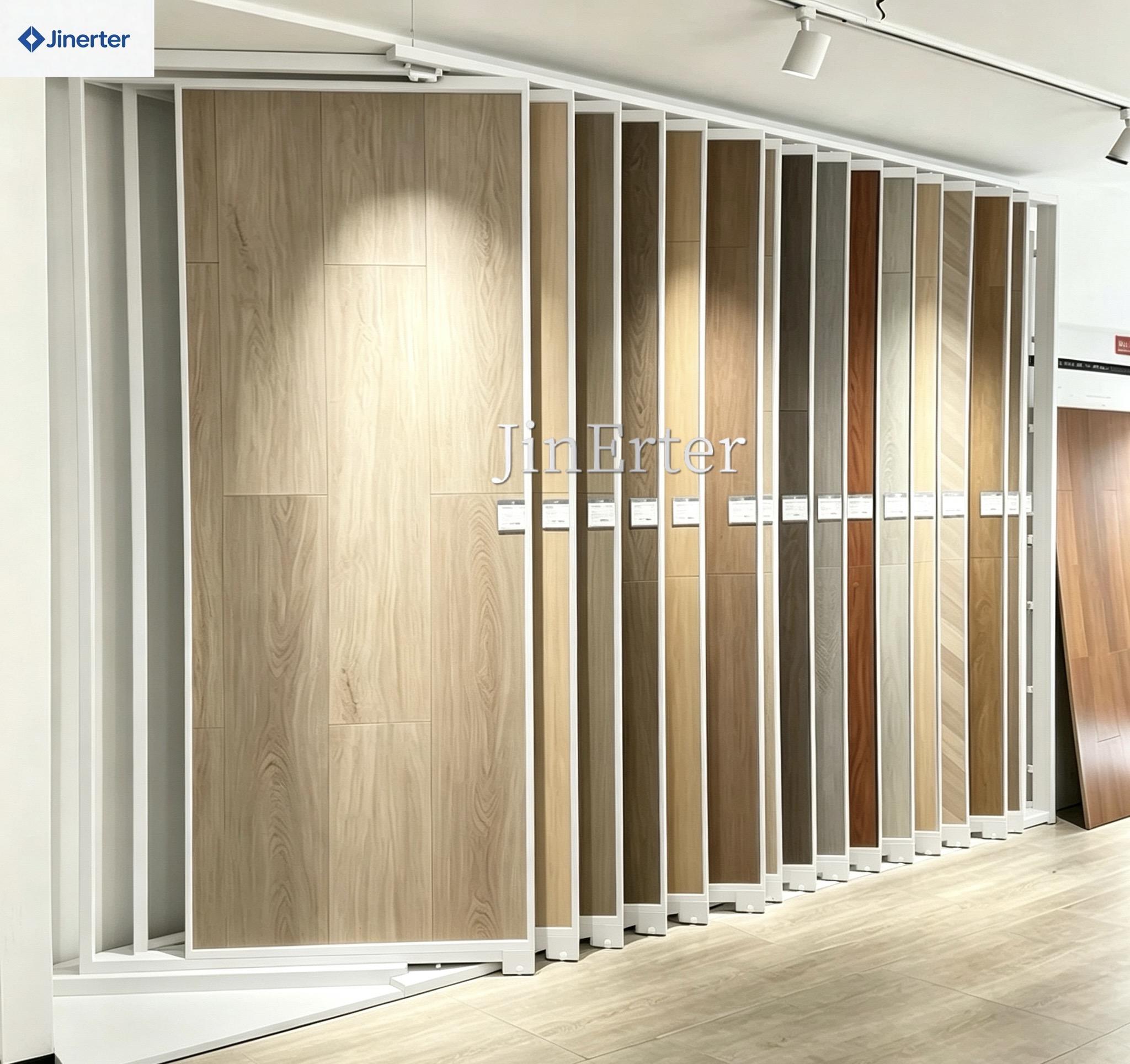 Sliding Tile Display Racks, Large Ceramic Showroom Display Racks, Pull-Out Marble Sintered Slab Stone Display Racks