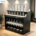 Faucet display stand, floor-standing showerhead, bathroom accessories display stand, suitable for exhibition halls.