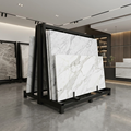 Custom Heavy Duty Display Rack Marble Granite Quartz Slab Storage Stand Floor Standing Showroom Display
