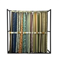 New Soft Decoration Home Textile Display Rack Hanger Cloth Fabric Sample Single Row Metal Multi-Function Display Rack
