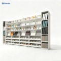 Fixed modular metal tile display racks for showrooms; fixed display racks for tiles and ceramics