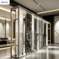 High Quality Eco-Friendly Ceramic Tile Push-Pull Horizontal Sliding Quartz & Marble Stone Sample Tile Showroom Displays