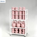 Fitness Yoga Ball, Speed Ball Storage and Display Rack, Equipment Storage Shelf, Wall-Mounted Home Yoga and Fitness Display