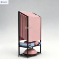 Home Gym Storage Rack Large-Capacity Yoga Mat Storage Basket with Wheels Multifunctional Mobile Sports Equipment Rack