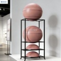 Fitness Yoga Ball, Speed Ball Storage and Display Rack, Equipment Storage Shelving, Wall-Mounted Home Yoga and Fitness Display