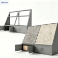 Custom modular wood flooring cabinets, multifunctional, high-capacity hardwood tile display racks