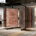Best-selling Custom Carpet Sample Display Racks: Flip-style Carpet Display Racks Ideal for Showrooms and Retail Stores