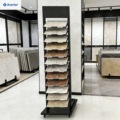 Factory Custom Vertical Tile Display Rack Heavy Duty Small Footprint Stone Slab Marble Quartz Storage Display Stand for Showroom