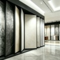 Space-Saving Tile Display Rack Page-turning Design Double-Sided Large Capacity Sample Stand for Stone Marble Wallpaper Showrooms