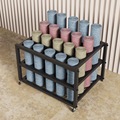 Kindergarten Carpet Rack Montessori Dance Room Yoga Mat Storage Rack Work Blanket Shelf 3-Shelf