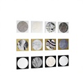 Multi-function Stone Material Color Board Wall Display Rack Sample Cabinet Door Panel Quartz Stone Aluminum Gypsum Eco Board