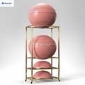 Fitness Yoga Ball, Speed Ball Storage and Display Rack, Equipment Storage Shelving, Wall-Mounted Home Yoga and Fitness Display