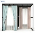 Custom Sliding Curtain Display Racks for Building Materials Store Showrooms