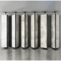 Marble Stone Display Stand Three-sided Rotating Rock Plate Coating Floor-standing