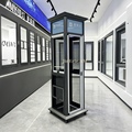 Screen Window Sample Display Rack Diamond Mesh Rotating for Floor Stand