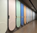 Direct Sales Metal Porcelain Rack Showroom Displays Slab Tile Display With High Quality Custom
