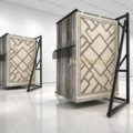 Factory Custom Modern Anti-Rust for Powder Coated Metal Freestanding Carpet for Display Stand for Retail Store