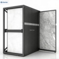 Custom-made Sliding Tile Display Racks, Building Materials Display Stands, and High-Capacity Metal Display Cabinets