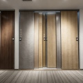 Floor Sliding Display Rack Panel Shelving Paint & Wallpaper Samples Diatomaceous Earth Samples Sliding Door Display Rack