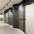 2026 New Product Push-Pull Sample Display Large Size Ceramic Tile Sliding Marble Slab Stone Dipslay Stand Racks
