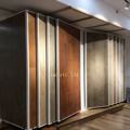 Hot Selling Customized LVT Display Rack Wood Laminated Book Type Page Turning Design Flooring Sample Stand